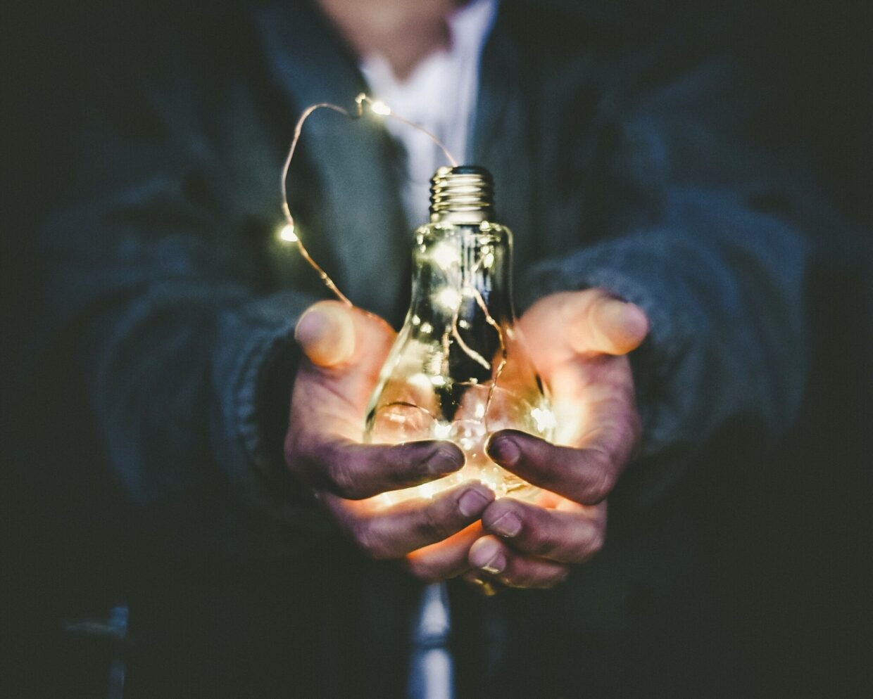 Holding a light